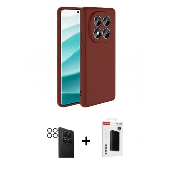 MARSİLYAN™- Redmi Note 14 Pro 4G Kılıf Kozmos Yansıma Özel Seri - Şeffaf Hayalet Polymer Nano Ekran Koruyucu + PVD Metal Kamera Lens - SH