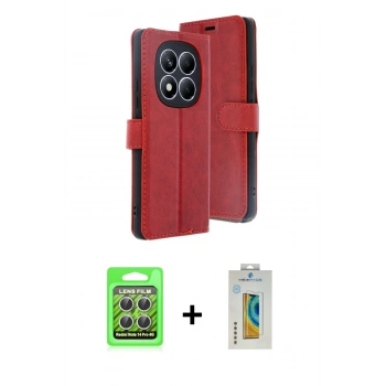 MARSİLYAN™- Redmi Note 14 Pro 4G Kılıf Siluet Işık Serisi - Şeffaf Polymer Nano Ekran Koruyucu + Raze Metal Kamera Lens - GS