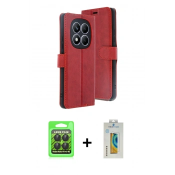 MARSİLYAN™- Redmi Note 14 Pro 4G Kılıf Siluet Işık Serisi - Şeffaf Polymer Nano Ekran Koruyucu + Raze Metal Kamera Lens - SH