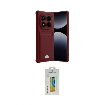 MARSİLYAN™- Redmi Note 14 Pro 4G Kılıf Vadi Çizgi Prime - Şeffaf Polymer Nano Ekran Koruyucu