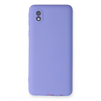 MARSİLYAN™- Samsung Galaxy A01 Core Kılıf First Silikon - Lila
