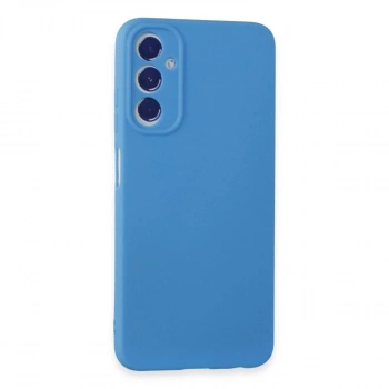 MARSİLYAN™- Samsung Galaxy A05s Kılıf First Silikon - Mavi