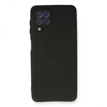 MARSİLYAN™- Samsung Galaxy A22 Kılıf First Silikon - Siyah