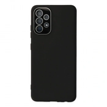 MARSİLYAN™- Samsung Galaxy A53 5g Kılıf Lansman Glass Kapak - Siyah