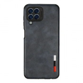 MARSİLYAN™- Samsung Galaxy M33 Kılıf Loop Deri Silikon - Lacivert