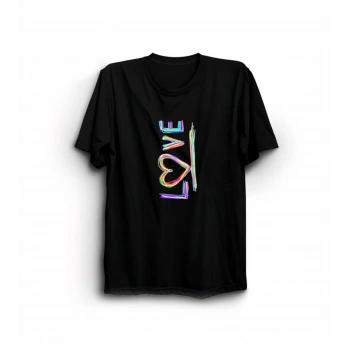 MARSiLYAN- Sevgililer Günü İçin Özel Tasarım Love Baskılı Tshirt