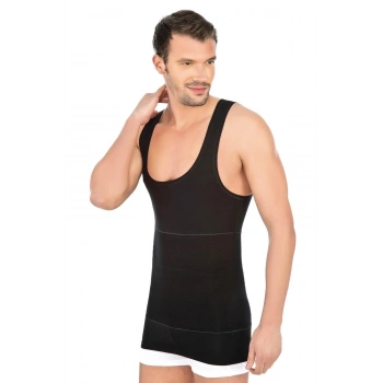 MARSiLYAN-  Siyah MI Emay 1400 Modal Cotton Erkek Atlet Korse