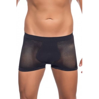 MARSiLYAN- Siyah Mı Emay 2106 Fileli Soft Erkek Boxer