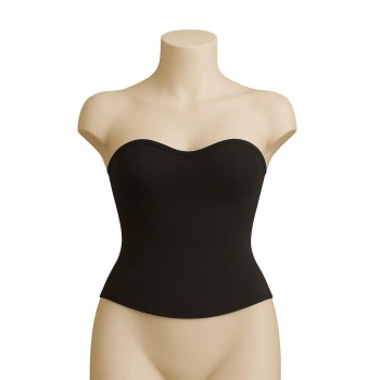 MARSiLYAN-  Siyah MI Emay 9155 Terletici Korse Büstiyer