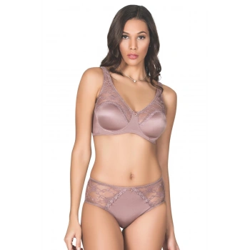 MARSiLYAN- SOFT KAPLI DANTEL GENİŞ ASKI SÜTYEN TAKIM KADIN 5035