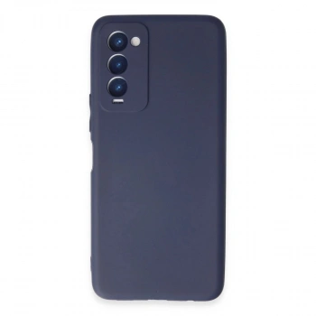 MARSİLYAN™- Tecno Camon 18 Kılıf First Silikon - Lacivert