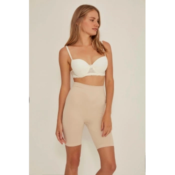 MARSiLYAN-  Ten MI Emay 3005 Soft Uzun Paçalı Boxer Korse