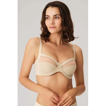 MARSiLYAN-  Toparlayıcı Balenli Desteksiz Dolgusuz Küçültücü Sütyen