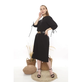 MARSiLYAN-  Topshop Yırtmaçlı Elbise