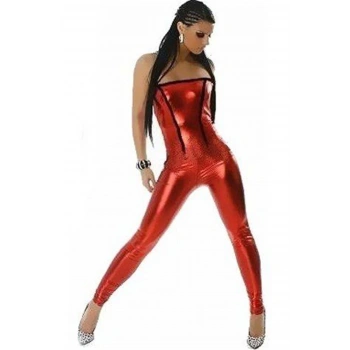 MARSiLYAN-  TSec031049 Fantazi Parlak Lame  Tulum Tayt