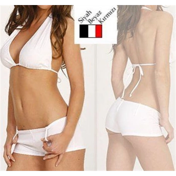 MARSİLYAN™-  TSec03123 Şort Bikini Takım