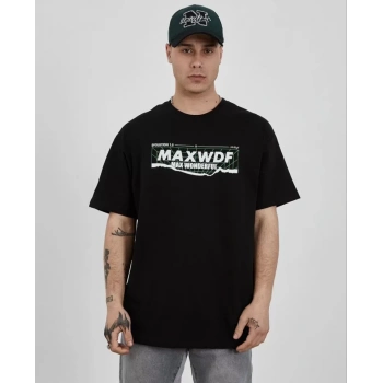 MARSiLYAN- Unisex Bisiklet Yaka Baskılı Oversize TShirt