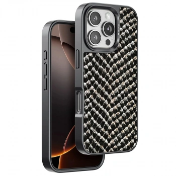 MARSİLYAN™- Venco Apple İphone 16 Pro Viper Kapak - Siyah