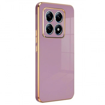 MARSİLYAN™- Xiaomi Mi 14t Pro Volet Silikon - Mor