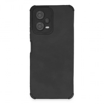 MARSİLYAN™- Xiaomi Redmi Note 12 5g Kılıf Loop Deri Silikon - Siyah
