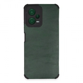 MARSİLYAN™- Xiaomi Redmi Note 12 5g Kılıf Loop Deri Silikon - Yeşil