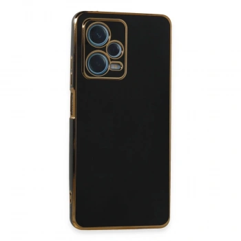 MARSİLYAN™- Xiaomi Redmi Note 12 Pro Plus Kılıf Volet Silikon - Siyah