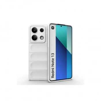 MARSİLYAN™- Xiaomi Redmi Note 13 4g Kılıf Optimum Silikon - Krem