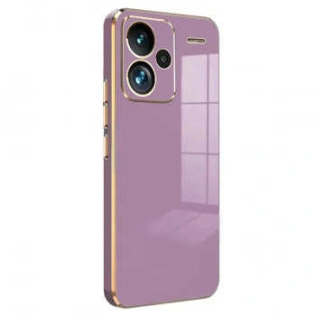 MARSİLYAN™- Xiaomi Redmi Note 13 Pro Plus Kılıf Volet Silikon - Mor