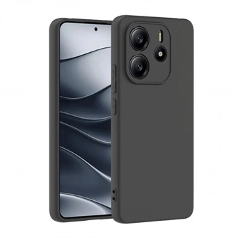 MARSİLYAN™- Xiaomi Redmi Note 14 4g Kılıf First Silikon - Siyah