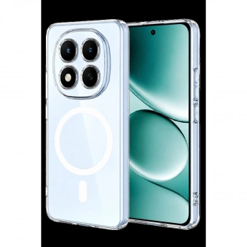 MARSİLYAN™- Xiaomi Redmi Note 15 Pro Plus 5g Combo Sert Şeffaf Magsafe Kapak - Şeffaf