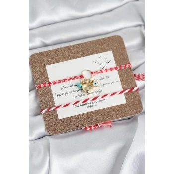 Marteniçka Bileklik 2li Kalp ve Nazalı Model - TJ-BB8322