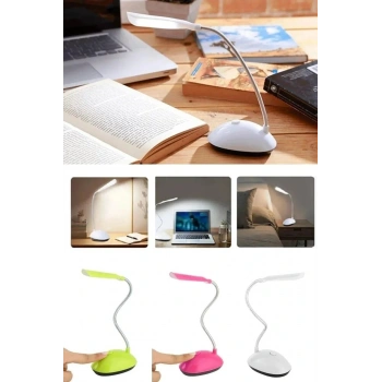 Masa Lambası  Spiral Led  Kitap Okuma Işığı Pilli Model Led Lamba