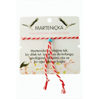 Mavi Boncuk Marteniçka Bileklik
