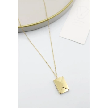 Mektup Kolye - Altın