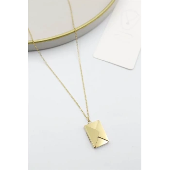 Mektup Kolye - Altın