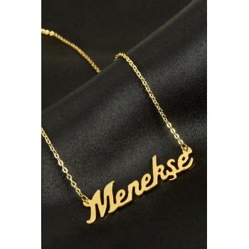 Menekşe İsimli Kolye (Kişiye Özel)
