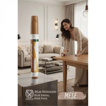 Meşe Renk Mobilya Rötüş Kalemi – Ahşap Çizik Giderici & Restorasyon Kalemi (Meşe/Oak)