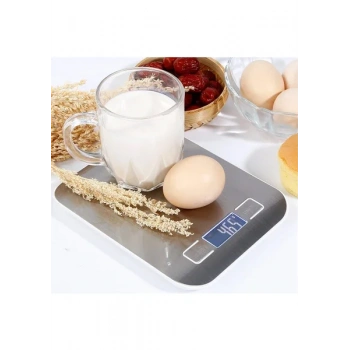 Metal Dijital Mutfak Terazisi Hassas Tartı 5 Kg Crown (4887)