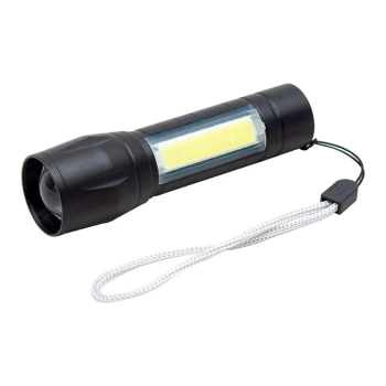 METAL FLASHLIGHT POWER LEDLİ ŞARJLI EL FENERİ (4887)