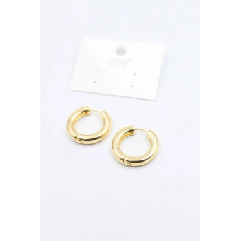 Metal Halka Küpe 2cm - Altın