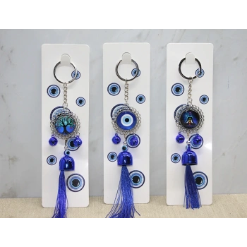 Metal Nazar Boncuğu Anahtarlık