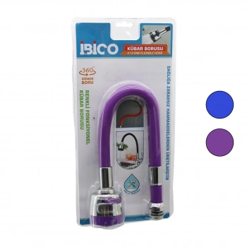 METAL - RENKLİ SİLİKON KAPLI KUBAR - BATARYA BORUSU TOPAÇ BAŞLIK= KADEMELİ 360 DERECE YAYLI VAKUMLU AMBALAJ (4887)