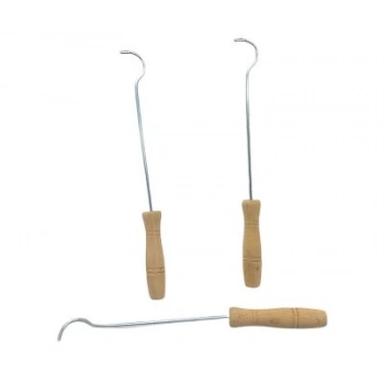 Metal Soba Kapak Açacağı - Ahşap Saplı - Güvenli Kullanım