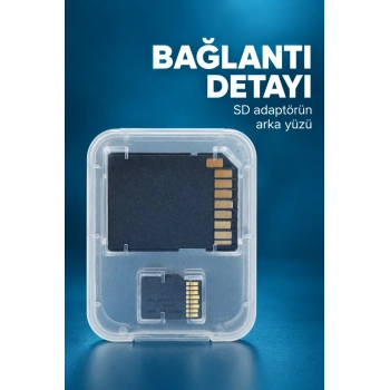 Micro SD Hafıza Kartı 256 GB Adaptörlü