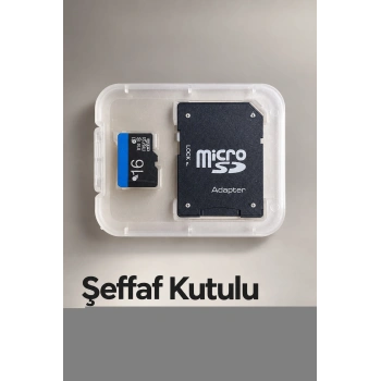 MicroSD Kart 16 GB SD Adaptör ile Birlikte