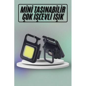 Mıknatıslı Parlak Led Işık 3 Fonksiyonlu Şarj Edilebilir Ledli Mini Taşınabilir