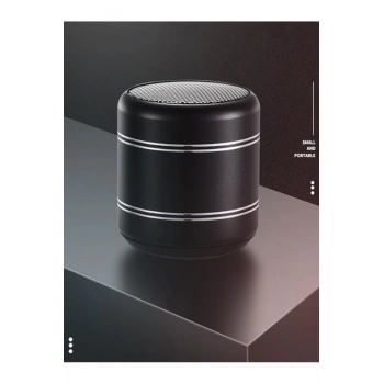 Mini Alüminyum Tws Kablosuz Bluetooth Hoparlör – Yuvarlak Metal Tasarım, Yüksek Bas Ve Taşınabilir Özellikler