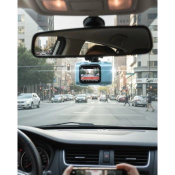 Mini Araç İçi Kamera Sürekli Kayıt Geniş Açılı