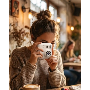 Mini Dijital Çocuk Kamerası Anında Baskı 5 Kalem 4 Kağıt Rulo Hediyeli