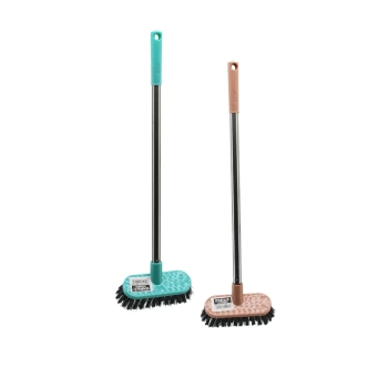 MİNİ TEMİZLİK FIRÇASI  ORTA SERT KILLAR   METAL SAPLI=40CM - 4.5X12.5CM (4887)